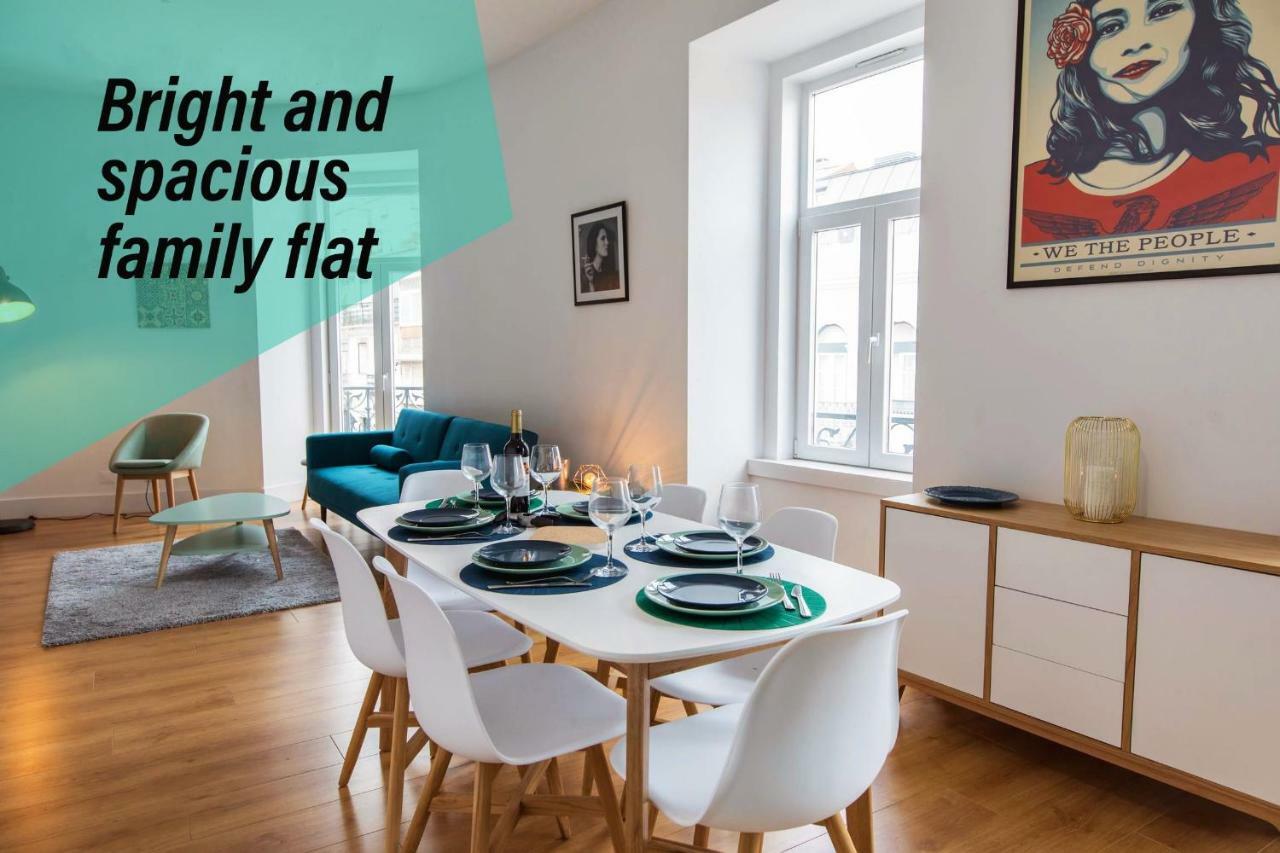 Sunny 3Bdr Apartment In Graca By Lovelystay Lisboa المظهر الخارجي الصورة